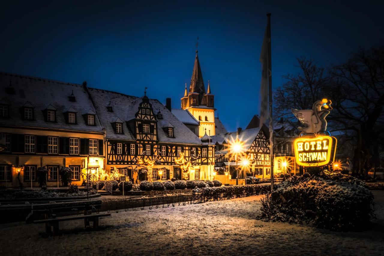 Hotel Schwan - Das Gaestehaus Ilse Oestrich-Winkel Exterior foto